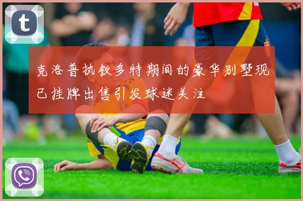 克洛普执教多特期间的豪华别墅现已挂牌出售引发球迷关注